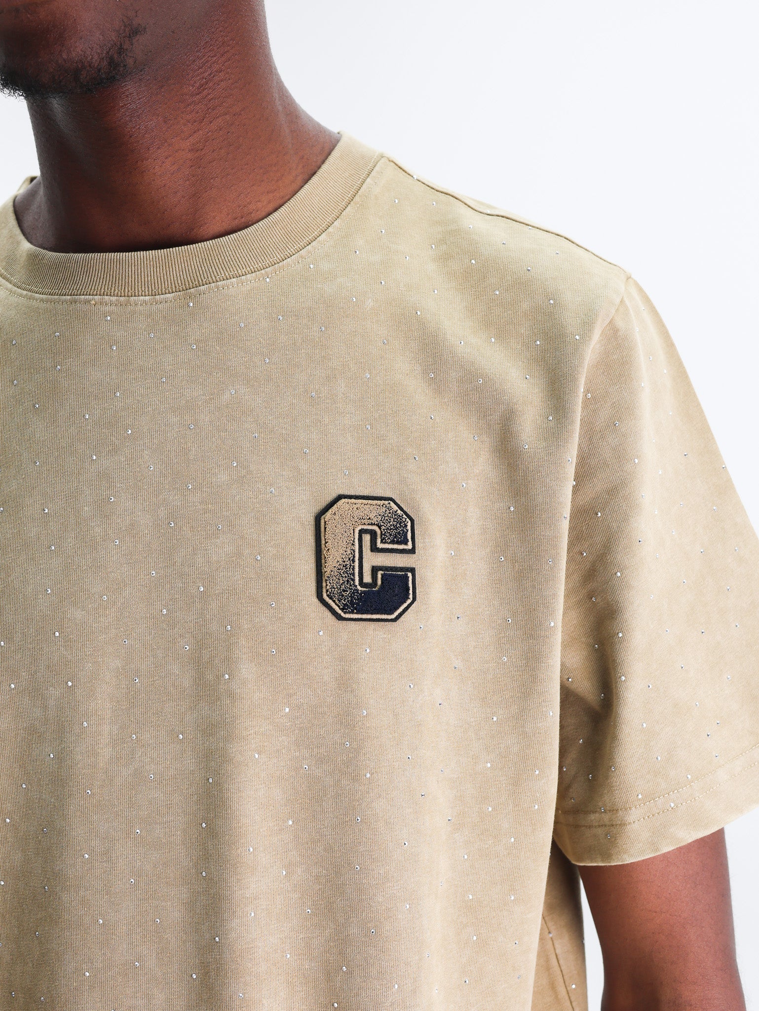 Cutty T-Shirt C Logo Beige